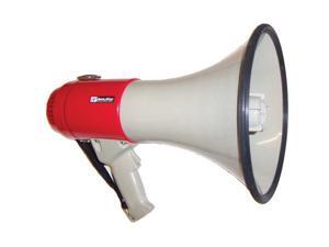 AmpliVox S602 White, Red MityMeg 25 Megaphone -25 Watts AmpliVox S602 White, Red MityMeg 25 Megaphone -25 Watts