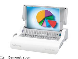 5216701 Fellowes Pulsar Comb Binding System, 300 Sheets, 17w x 15-3/8d x 5-1/8h, White 5216701 Fellowes Pulsar Comb Binding System, 300 Sheets, 17w x 15-3/8d x 5-1/8h, White