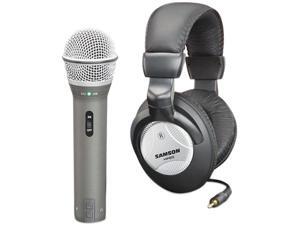 Samson Q2U Dynamic USB Microphone with HP20 Headphones Samson Q2U Dynamic USB Microphone with HP20 Headphones