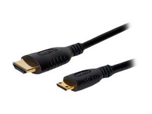 Comprehensive HD-AC10ST 10 ft. Black Connector Type 1: HDMI Male Connector Type 2: HDMI Mini C Male HDMI A to Mini C Cable Comprehensive HD-AC10ST 10 ft. Black Connector Type 1: HDMI Male Connector Type 2: HDMI Mini C Male HDMI A to Mini C Cable