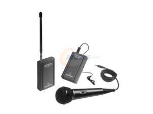Audio-Technica ATR288W VHF TwinMic System with battery-powered receiver and transmitter Audio-Technica ATR288W VHF TwinMic System with battery-powered receiver and transmitter