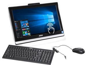 MSI All-in-One Computer Pro 20ET 4BW-019US Celeron N3150 (1.60 GHz) 4 GB DDR3 500 GB HDD 19.5" Touchscreen Windows 10 Home MSI All-in-One Computer Pro 20ET 4BW-019US Celeron N3150 (1.60 GHz) 4 GB DDR3 500 GB HDD 19.5" Touchscreen Windows 10 Home