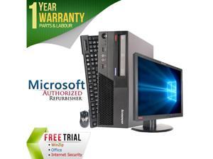 Lenovo Desktop Computer M58P + 22" LCD Core 2 Duo E8400 (3.00 GHz) 4 GB DDR3 1 TB HDD Intel GMA 4500 Windows 7 Professional 64-Bit Lenovo Desktop Computer M58P + 22" LCD Core 2 Duo E8400 (3.00 GHz) 4 GB DDR3 1 TB HDD Intel GMA 4500 Windows 7 Professional 64-Bit