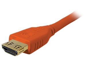 Comprehensive HD-HD-18INPROORG 1.5 ft Orange 2 x HDMI Male Digital Audio/Video Cable with ProGrip Comprehensive HD-HD-18INPROORG 1.5 ft Orange 2 x HDMI Male Digital Audio/Video Cable with ProGrip