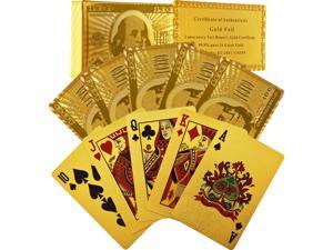 Generic Trademark Poker 24k Gold Playing Cards Generic Trademark Poker 24k Gold Playing Cards