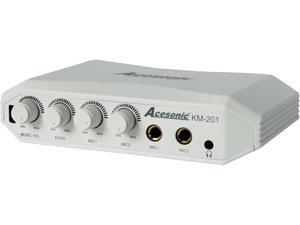 Acesonic KM-201 Karaoke Mixer for iOS & Android Mobilw Devices Acesonic KM-201 Karaoke Mixer for iOS & Android Mobilw Devices