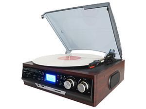 Boytone BT-17DJM Multi RPM Turntable, Brown Boytone BT-17DJM Multi RPM Turntable, Brown