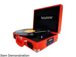Boytone BT-101TBRD Mobile Suitcase Turntable, Red Boytone BT-101TBRD Mobile Suitcase Turntable, Red