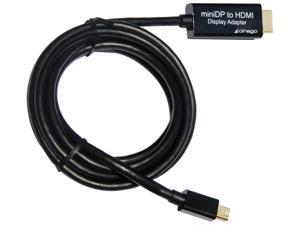 Cirago DPM2HDM06BLK 6 Feet Black Mini DisplayPort to HDMI Display Adapter Cirago DPM2HDM06BLK 6 Feet Black Mini DisplayPort to HDMI Display Adapter