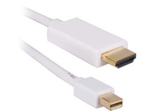 QVS MDPH-10 10 ft. Black Mini DisplayPort Thunderbolt to HDMI Digital Video Cable QVS MDPH-10 10 ft. Black Mini DisplayPort Thunderbolt to HDMI Digital Video Cable