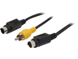 VisionTek Model 900663 4.83 ft. S-Video / Composite Video Cable 6ft M-M VisionTek Model 900663 4.83 ft. S-Video / Composite Video Cable 6ft M-M