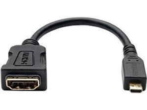 Tripp Lite Micro HDMI Male ( Type D ) to HDMI Female Adapter, 6 Inch Tripp Lite Micro HDMI Male ( Type D ) to HDMI Female Adapter, 6 Inch