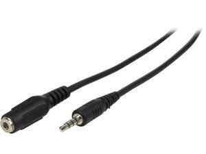 Tripp Lite P318-006-MF 6 ft. 3.5mm Mini Stereo Audio 4 Position Headset Ext Cable Male to Female Tripp Lite P318-006-MF 6 ft. 3.5mm Mini Stereo Audio 4 Position Headset Ext Cable Male to Female