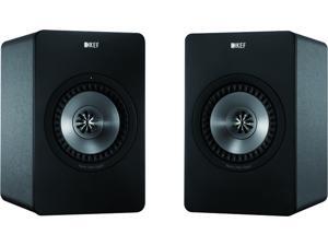 KEF X300A Digital Hi-Fi Speakers Gun Metal Finish KEF X300A Digital Hi-Fi Speakers Gun Metal Finish