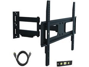 ProHT by Inland 05412 32" - 65" Full Motion TV Wall-Mount Bracket Designed to fit flat-panel plasma and LED, LCD TV, up to VESA 600x400mm, max load 110 lbs., with 6 ft. HDMI Cable and Bubble level ProHT by Inland 05412 32" - 65" Full Motion TV Wall-Mount Bracket Designed to fit flat-panel plasma and LED, LCD TV, up to VESA 600x400mm, max load 110 lbs., with 6 ft. HDMI Cable and Bubble level