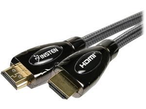 Insten 1668024 50ft. Blue HDMI to HDMI High Speed HDMI Cable Blue M-M Insten 1668024 50ft. Blue HDMI to HDMI High Speed HDMI Cable Blue M-M