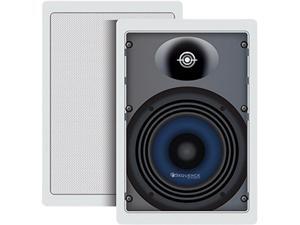 Steren Premier Series 730-204 2 CH 6 1/2" Two-Way In-Wall Speakers With Pivoting Dome Tweeters (Pr) Pair Steren Premier Series 730-204 2 CH 6 1/2" Two-Way In-Wall Speakers With Pivoting Dome Tweeters (Pr) Pair