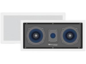 Steren Premier Series 730-205 Dual 5 1/4" Home Theater Two-Way Left/Center/Right In-Wall Speaker With Pivoting Dome Tweeter (Ea) Steren Premier Series 730-205 Dual 5 1/4" Home Theater Two-Way Left/Center/Right In-Wall Speaker With Pivoting Dome Tweeter (Ea)