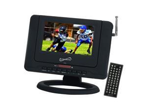 SUPERSONIC SC-491 7" Black Portable TV with Built-In ATSC Tuner & DVD Player SUPERSONIC SC-491 7" Black Portable TV with Built-In ATSC Tuner & DVD Player