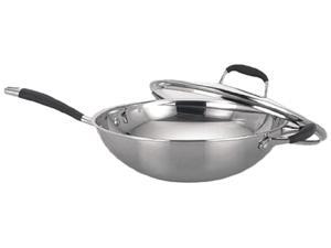 Sunpentown SK-7362 Stainless Steel Wok with Lid Sunpentown SK-7362 Stainless Steel Wok with Lid