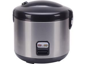 Sunpentown SC-1813SS Black/Stainless Steel 10-cups Rice Cooker with Stainless Body Sunpentown SC-1813SS Black/Stainless Steel 10-cups Rice Cooker with Stainless Body