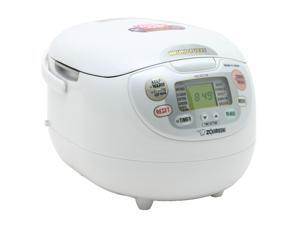 ZOJIRUSHI NS-ZCC18 Premium White Neuro Fuzzy 10 cups 1000W Rice Cooker & Warmer ZOJIRUSHI NS-ZCC18 Premium White Neuro Fuzzy 10 cups 1000W Rice Cooker & Warmer