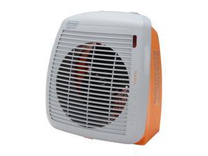 Delonghi HVY1030 750 - 1500 W Fan Heater, Orange with Gray Face Plate Delonghi HVY1030 750 - 1500 W Fan Heater, Orange with Gray Face Plate