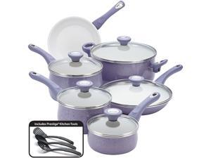 Farberware 16013 New Traditions Speckled Aluminum Nonstick 14-Piece Cookware Set, Lavender Farberware 16013 New Traditions Speckled Aluminum Nonstick 14-Piece Cookware Set, Lavender