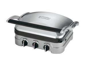 Cuisinart GR-4N 5-in-1 Griddler, Silver, Black Dials Cuisinart GR-4N 5-in-1 Griddler, Silver, Black Dials