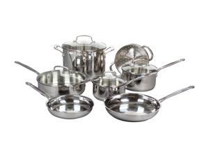 Cuisinart 77-11G 11-Piece Chef's Classic Cookware Set, Stainless Steel Cuisinart 77-11G 11-Piece Chef's Classic Cookware Set, Stainless Steel