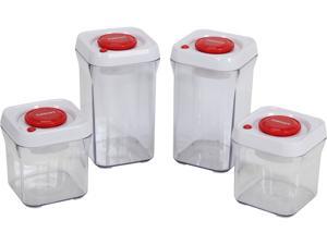 Cuisinart CFS-TC-S8R 8 Pc Set Red Container Cuisinart CFS-TC-S8R 8 Pc Set Red Container