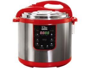 Elite EPC-1013R 10 Quarts Electric Pressure Cooker (Stainless Steel) Red Elite EPC-1013R 10 Quarts Electric Pressure Cooker (Stainless Steel) Red