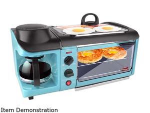 Elite EBK-1782BL Blue 3-in-1 Deluxe Breakfast Station, Blue Elite EBK-1782BL Blue 3-in-1 Deluxe Breakfast Station, Blue