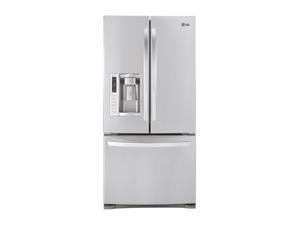 24.9 cu. ft. French Door Refrigerator with 4 Tempered Glass Shelves, 2 Humidity Crispers, Slim SpacePlus Ice System, Tall Ice/Water Dispensing System and Premium LED Interior Light: Stainless Steel 24.9 cu. ft. French Door Refrigerator with 4 Tempered Glass Shelves, 2 Humidity Crispers, Slim SpacePlus Ice System, Tall Ice/Water Dispensing System and Premium LED Interior Light: Stainless Steel