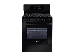 LG Freestanding Gas Range LRG3091SB Smooth Black LG Freestanding Gas Range LRG3091SB Smooth Black