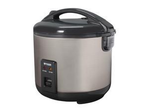 Tiger JNP-S18U 10-Cup (Uncooked), 20 Cups(Cooked) Rice Cooker and Warmer, Stainless Steel Gray Tiger JNP-S18U 10-Cup (Uncooked), 20 Cups(Cooked) Rice Cooker and Warmer, Stainless Steel Gray