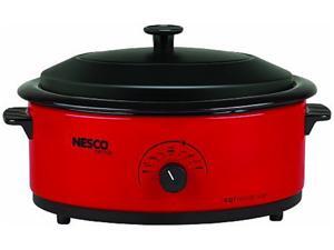 NESCO 4816-12 Red 6 Qt. 6qt Roaster Oven NESCO 4816-12 Red 6 Qt. 6qt Roaster Oven