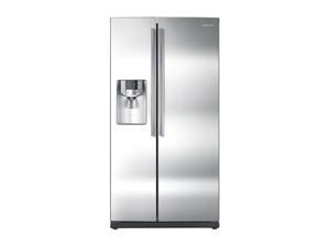 26 cu. ft. Side by Side Refrigerator with 4 Spill Proof Glass Shelves, Twin Cooling System, Power ze/Cool Options, In-door Icemaker and External Filtered Water/Ice Dispenser: Stainless Steel 26 cu. ft. Side by Side Refrigerator with 4 Spill Proof Glass Shelves, Twin Cooling System, Power ze/Cool Options, In-door Icemaker and External Filtered Water/Ice Dispenser: Stainless Steel