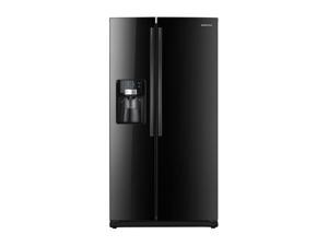 26 cu. ft. Side by Side Refrigerator with 4 Spill Proof Glass Shelves, Twin Cooling System, Power ze/Cool Options, In-door Icemaker and External Filtered Water/Ice Dispenser: Black Pearl 26 cu. ft. Side by Side Refrigerator with 4 Spill Proof Glass Shelves, Twin Cooling System, Power ze/Cool Options, In-door Icemaker and External Filtered Water/Ice Dispenser: Black Pearl
