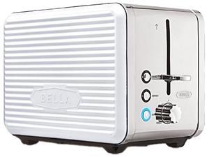 Bella 14176 Linea Collection 2-Slice Toaster, White Bella 14176 Linea Collection 2-Slice Toaster, White
