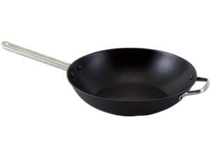 Cookpro 519 13" Cast Iron Lightweight Heat Black Chinese Wok Cookpro 519 13" Cast Iron Lightweight Heat Black Chinese Wok