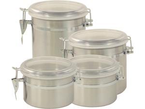 Cookpro 694 4-Piece Stainless Steel Canister Set Cookpro 694 4-Piece Stainless Steel Canister Set