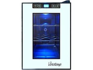 Vinotemp VT-6TSBM 6-Bottle 6 Bottle Mirrored Thermoelectric Wine Cooler Vinotemp VT-6TSBM 6-Bottle 6 Bottle Mirrored Thermoelectric Wine Cooler