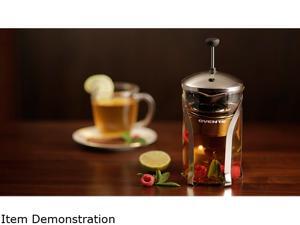 Ovente FGC20T Glass Tea Infuser with Press Pot - Small, 20 oz. Ovente FGC20T Glass Tea Infuser with Press Pot - Small, 20 oz.