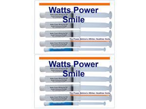 Watts Power WP80+2 Professional 35% Dual Action Surface & Deep Stain Teeth Whitening Gels - Huge 10ml Gels Plus NEW Enamel Booster Gel - Kosher Certified USA Watts Power WP80+2 Professional 35% Dual Action Surface & Deep Stain Teeth Whitening Gels - Huge 10ml Gels Plus NEW Enamel Booster Gel - Kosher Certified USA