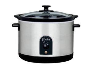 West Bend 85156 Stainless Steel 6 Qt. Round Crockery Cooker West Bend 85156 Stainless Steel 6 Qt. Round Crockery Cooker