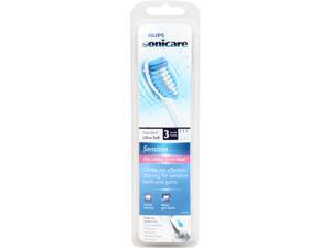 Philips Sonicare Sensitive Standard sonic toothbrush head HX6053 3pk Philips Sonicare Sensitive Standard sonic toothbrush head HX6053 3pk
