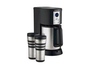 Hamilton Beach 45237 Black/Steel Stay or Go Deluxe Thermal Coffeemaker Hamilton Beach 45237 Black/Steel Stay or Go Deluxe Thermal Coffeemaker
