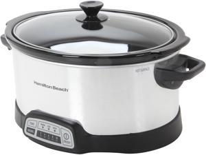 Hamilton Beach 33463 Stainless Steel 6 Qt. Programmable 6 Quart Slow Cooker Hamilton Beach 33463 Stainless Steel 6 Qt. Programmable 6 Quart Slow Cooker