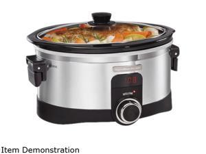 Hamilton Beach 33564 Stainless Steel Intellitime Slow Cooker Hamilton Beach 33564 Stainless Steel Intellitime Slow Cooker